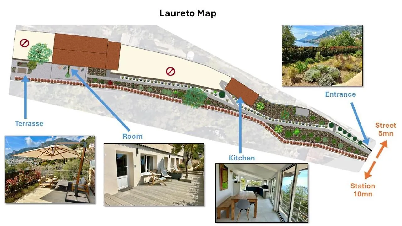 Apartment Laureto Beach & E1027-Le Corbusier Roquebrune-Cap-Martin