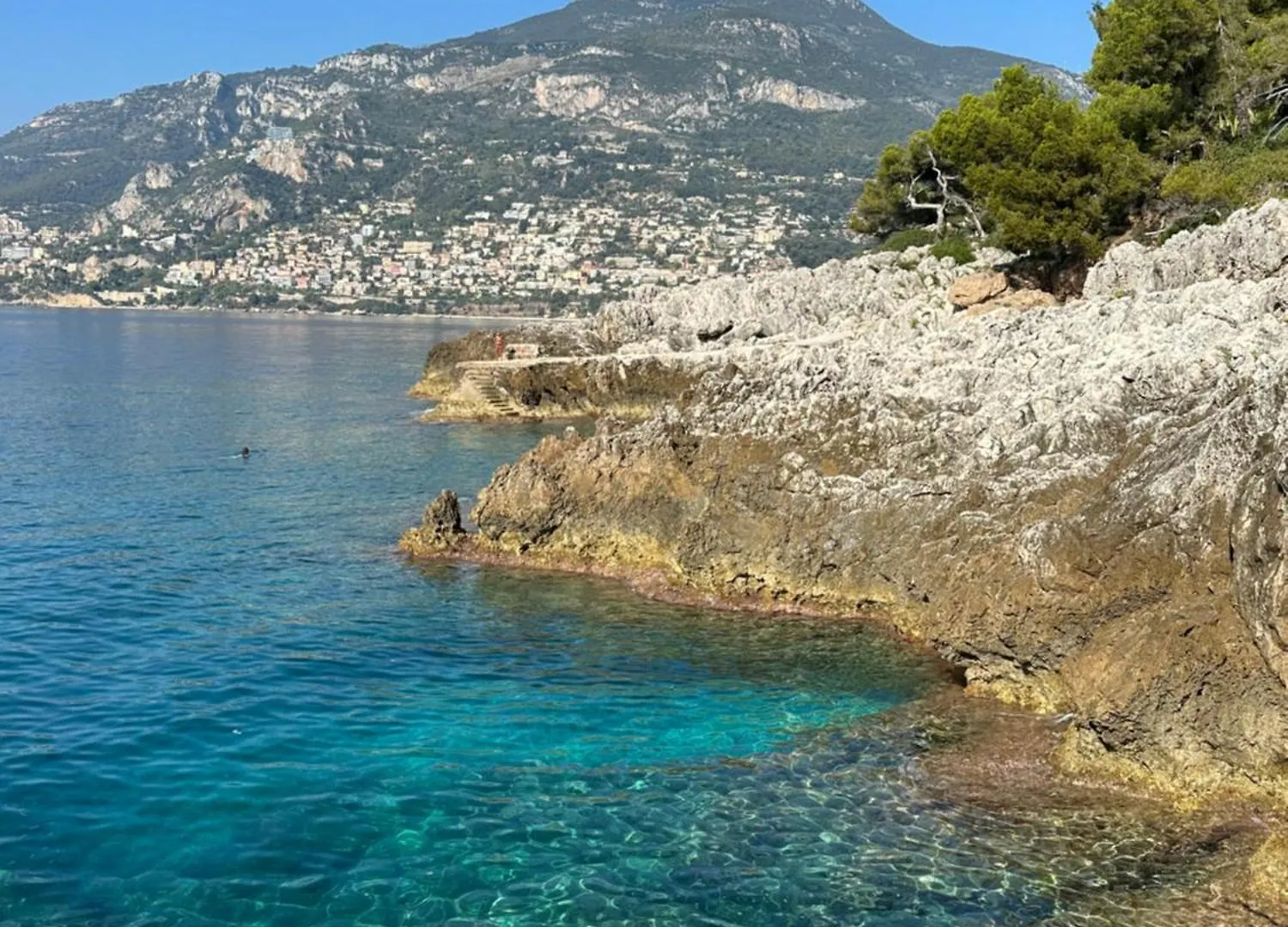 Laureto Beach & E1027-Le Corbusier Roquebrune-Cap-Martin France